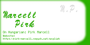 marcell pirk business card